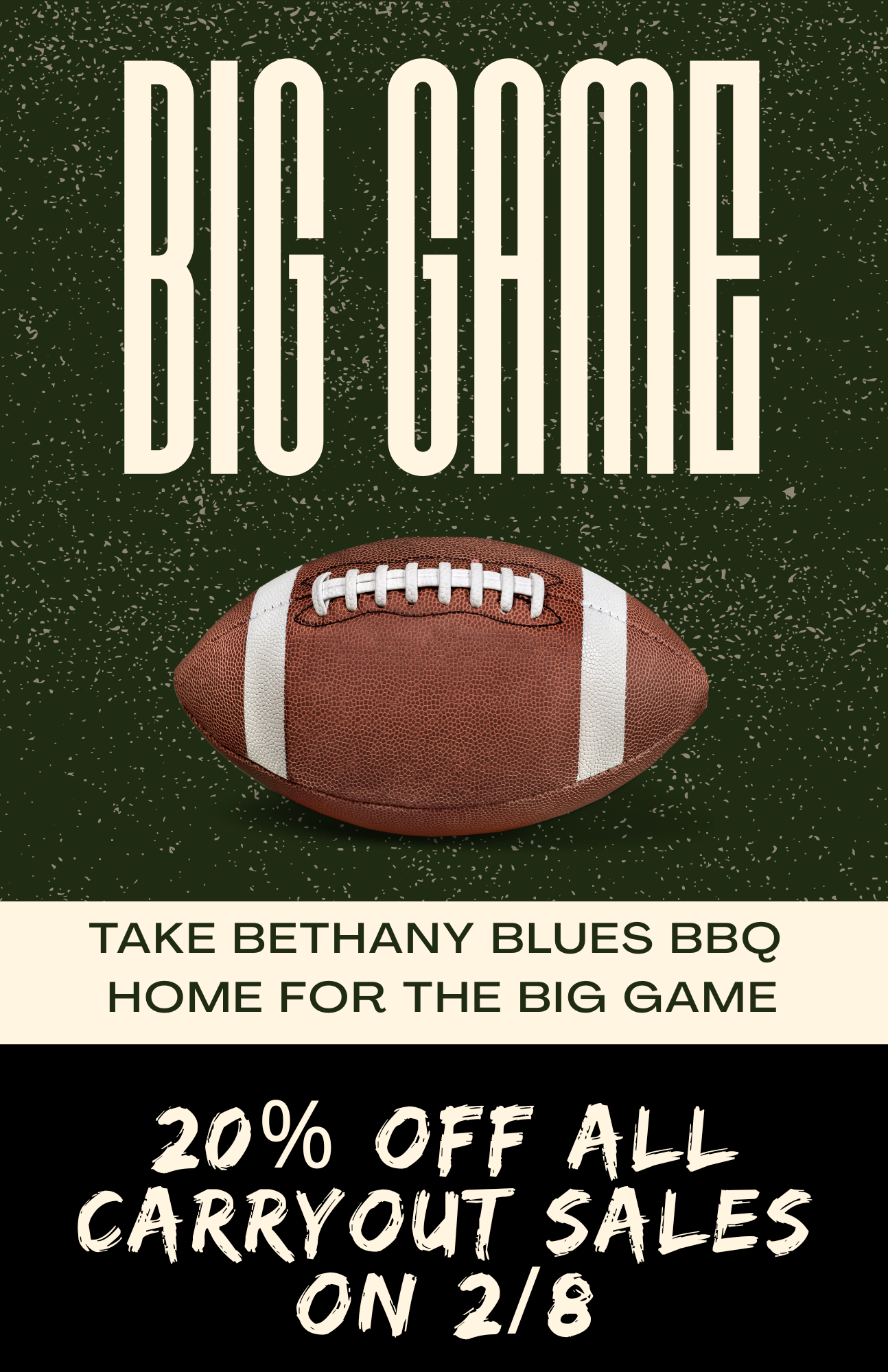 Super Bowl Sunday Blues (11 x 17)